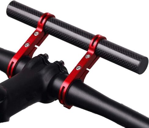 ESUPPORT Bike Handlebar Extender Extension Double Bracket for Holding Bicycle Speedometer GPS Phone Mount Holder Carbon Fiber in Saudi Arabia