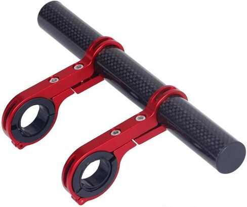 ESUPPORT Bike Handlebar Extender Extension Double Bracket for Holding Bicycle Speedometer GPS Phone Mount Holder Carbon Fiber in Saudi Arabia