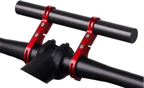 ESUPPORT Bike Handlebar Extender Extension Double Bracket for Holding Bicycle Speedometer GPS Phone Mount Holder Carbon Fiber in Saudi Arabia