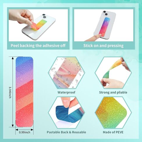 60 Pieces Anxiety Sensory Stickers - Sensory Strips with 2 Textured Surface Adhesives - Fidget Stickers Office & Classroom Desk Must Haves for Adults Teens（Ink Landscape) in Saudi Arabia