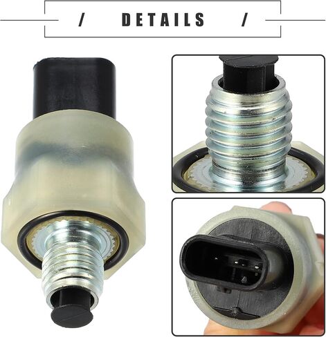 Motoforti Engine Oil Pressure Sensor, for BMW 320i Base 2.0L L4 - Gas 2013-2018, Metal, 12618613333, Black Silver Tone in Saudi Arabia