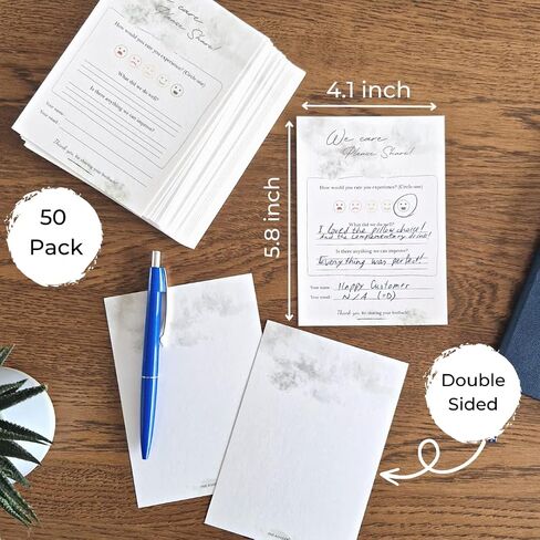 50 Short Term Rental Suggestion Cards - Suggestion Form to Receive Feedback for Your Bnb with Suggestion Box Cards - Bulk Hotel Supplies 50 Your Feedback is Appreciated Cards Set with Design and Extra in Saudi Arabia