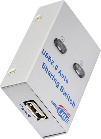 SinLoon USB Sharing Switch,3 in 1 (1) 2 Ports Auto Printer Sharing Switch Hub Box,High Speed Sharing Switcher Printer Scanner External (1 to 2） in Saudi Arabia