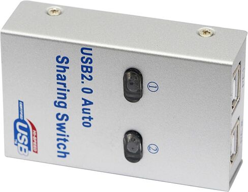 SinLoon USB Sharing Switch,3 in 1 (1) 2 Ports Auto Printer Sharing Switch Hub Box,High Speed Sharing Switcher Printer Scanner External (1 to 2） in Saudi Arabia