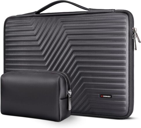 DOMISO 17 inch Laptop Sleeve with Pouch Shockproof Waterproof EVA Protective Case for 17.3" MSI GS73VR Stealth Pro/Lenovo IdeaPad 320 321/HP Envy 17/LG Gram 17"/ROG Strix GL702VS, Royal Blue in Kuwait