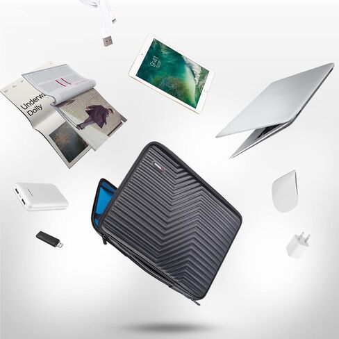 DOMISO 17 inch Laptop Sleeve with Pouch Shockproof Waterproof EVA Protective Case for 17.3" MSI GS73VR Stealth Pro/Lenovo IdeaPad 320 321/HP Envy 17/LG Gram 17"/ROG Strix GL702VS, Royal Blue in Kuwait