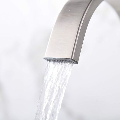 صنبور حوض حمام ذهبي مصقول واسع الانتشار من فيستينا، 8 بوصة، 3 فتحات، 2 مقبض، مع تصريف معدني منبثق، WF040-1-BG in Kuwait