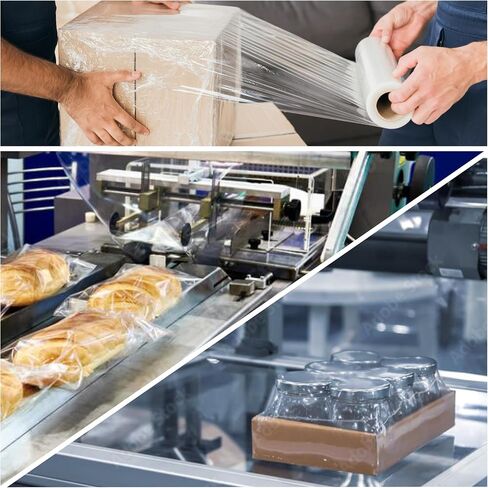 Kenco 16" 40 Gauge Polyolefin Shrink Film Heat Wrap POF Centerfold, Pre-Perforated P7 for Optimal Shrinking - 3280 Feet (1) in Saudi Arabia