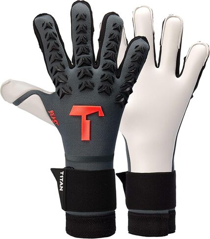 T1TAN Dark Beast + LC (FP) - Goalkeeper Gloves - with Finger Protection - Soccer Goalkeeper Gloves - Size 6 in Saudi Arabia