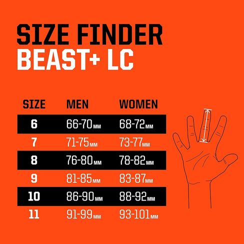 T1TAN Dark Beast + LC (FP) - قفازات حارس المرمى - مع حماية للأصابع - قفازات حارس مرمى كرة القدم - مقاس 6 in Kuwait
