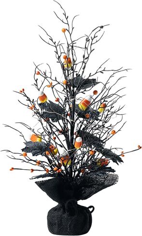 Glitzhome 20"H Patriotic Berry Table Tree with Burlap Base Decorative Stars American USA US Flag Tree Table Centerpiece for Independence Day Americana Berry Table Tree for National Day 4th of July in Saudi Arabia