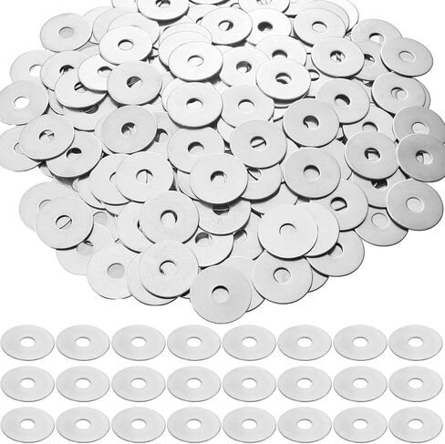 Stainless Steel Fender Washers 18-8 Stainless Steel Flat Washer (100 Pieces,1/4" X 1-1/2") in Saudi Arabia