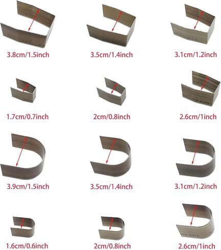 Yayatty 19 PCS Leather Cutter Tool Set, 18 PCS Leather Punch Tools with Perforated Matting, Leather Cutting Dies, Leather Hole Punch Tool Kit for DIY Leather Crafts in Kuwait