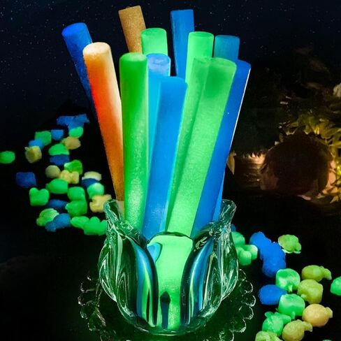 أعواد شمع متوهجة تتوهج في الظلام، أعواد ختم شمع متوهجة من NEX&CO، كبيرة 11 مم متعددة الألوان، عصي مسدس صمغ مضيئة للحرف اليدوية، دعوات الزفاف، ديكور الحفلات، قرطاسية يومية، 10 عبوات in Kuwait