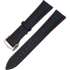 TOPBD 19mm 20mm 21mm 22mm High Density Nylon Watchband For Omega Planet Ocean Seamaster 300 Speedmaster Fabric Leather Canvas Watch Strap in Saudi Arabia