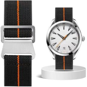 حزام ساعة مظلي للقوات الفرنسية 18 مم 20 مم 22 مم 24 مم خطاف وحلقة قطعة واحدة من النايلون المرن العسكري حزام ساعة بديل من النايلون الباليستي للرجال والنساء in Kuwait