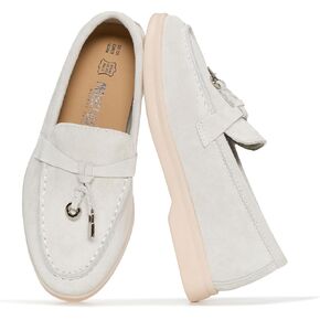 Project Cloud 100% Genuine Leather Girls Shoes - Lightweight & Slip Resistant Girls Dress Shoes - Memory Foam Insole Kids Shoes Loafers (Little Iris) in Kuwait