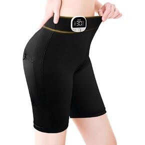 ملابس داخلية لليوجا للسيدات EMS SuperPower قصيرة عالية الضغط للتحكم في البطن باللون الأسود in Kuwait