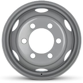 لـ 1995-2025 Isuzu NPR NQR NRR 19.5 بوصة من الفولاذ الرمادي المطلي بالمسحوق - حافة OEM الأصلية - عجلة شاحنة جاهزة للطرق in Kuwait