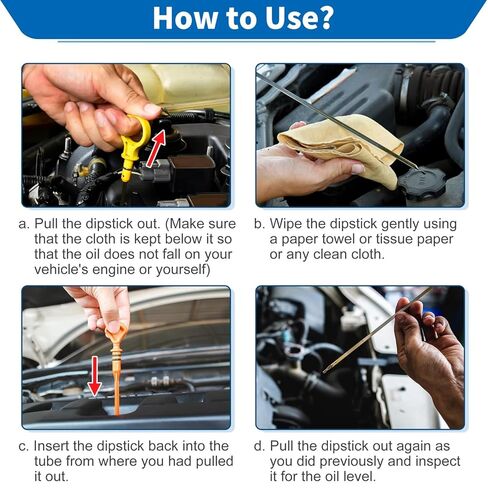 Oil Level Indicator Dipstick Compatible with Benz for GLA250 2015-2020 for GLA45 for AMG 2015 2016 2017 2018 2019 Engine Oil Dipstick Indicator 2700104101 in Saudi Arabia