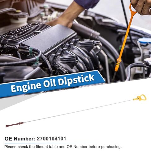 Oil Level Indicator Dipstick Compatible with Benz for GLA250 2015-2020 for GLA45 for AMG 2015 2016 2017 2018 2019 Engine Oil Dipstick Indicator 2700104101 in Saudi Arabia