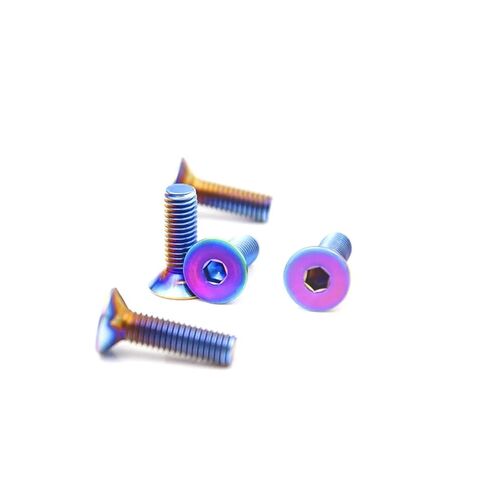 5/10/15 قطعة 304 الفولاذ المقاوم للصدأ أطلقت الملونة غاطسة مسدس المقبس مسامير البراغي الملونة (10 قطعة M6x10) in Kuwait