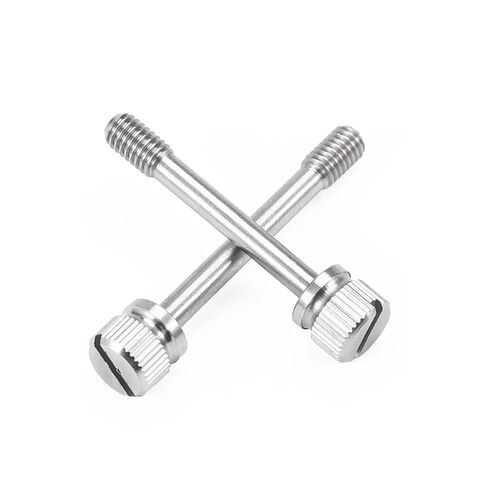 2/5 قطعة 304 مسامير قفل من الفولاذ المقاوم للصدأ/مسامير إبهام مموجة مشقوقة M3-M8(5 قطعة M6x22) in Kuwait