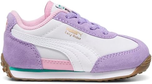 PUMA Toddler Girls Easy Rider Lace Up Sneakers Shoes Casual - Purple in Saudi Arabia