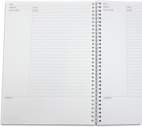 دفتر الملاحظات كورنيل، نظام تدوين الملاحظات العالمي، 8 × 11 بوصة، 124 صفحة، 62 ورقة مرقمة، غطاء مطبوع ملون بأكمام واقية شفافة، الصفحة الأولى بجيب مزدوج، مسطرة بلاستيكية قابلة للإزالة in Kuwait