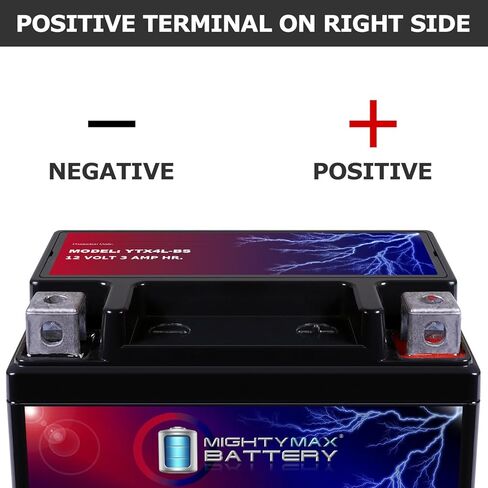 بطارية بديلة من مايتي ماكس YTX4L-BS SLA متوافقة مع الدراجة النارية KTM 520 450 350 300 SX-F FE EXC-F in Kuwait