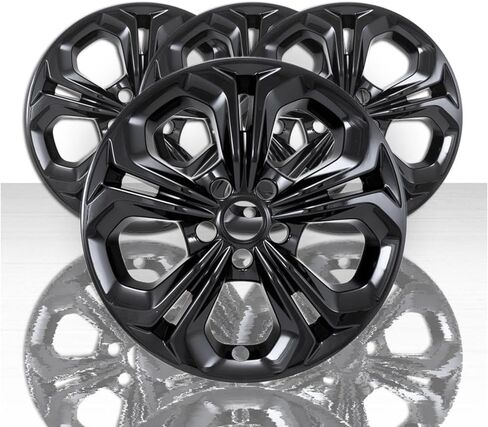 Set of 4 Snap-On Gloss Black 17" Wheel Skins for Honda Accord EX-L/LX 2023-2025 in Saudi Arabia