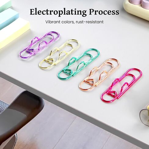 حاملات أقلام مشبك ورق ومشابك أقلام معدنية، مجموعة مشابك أقلام متعددة الاستخدام مكونة من 15 قطعة للكتب والمخططين والمجلدات، لوازم مكتبية متينة ومحمولة للطلاب والفنانين والمهنيين المشغولين in Kuwait