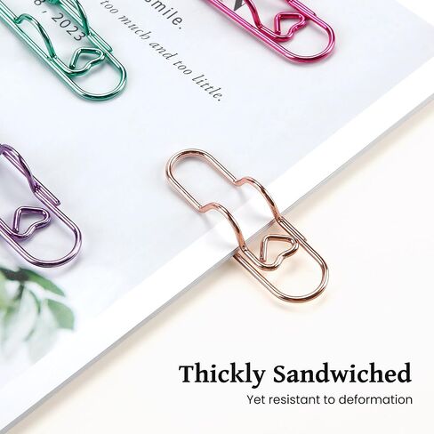 حاملات أقلام مشبك ورق ومشابك أقلام معدنية، مجموعة مشابك أقلام متعددة الاستخدام مكونة من 15 قطعة للكتب والمخططين والمجلدات، لوازم مكتبية متينة ومحمولة للطلاب والفنانين والمهنيين المشغولين in Kuwait