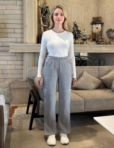 Tear Away Pant for Women Side Split Easy Full Open Sweatpants Loose Fit Casual Post Surgery Adaptive Clothing with Pockets in Saudi Arabia