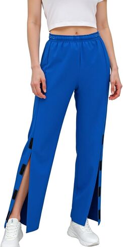 Tear Away Pant for Women Side Split Easy Full Open Sweatpants Loose Fit Casual Post Surgery Adaptive Clothing with Pockets in Saudi Arabia
