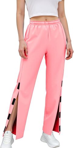 Tear Away Pant for Women Side Split Easy Full Open Sweatpants Loose Fit Casual Post Surgery Adaptive Clothing with Pockets in Saudi Arabia