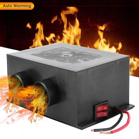 2 Hole Car Heater, Derv Heater 12V 600W, Noiseless Portable Heaters for Car Vehicle Heating, Windshield Defrosting in Saudi Arabia