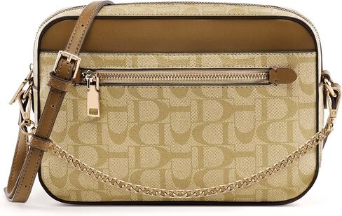 Crossbody Bags for Women PU Leather Purses for Women Trendy Women's Shoulder Handbags with Chain Strap in Saudi Arabia