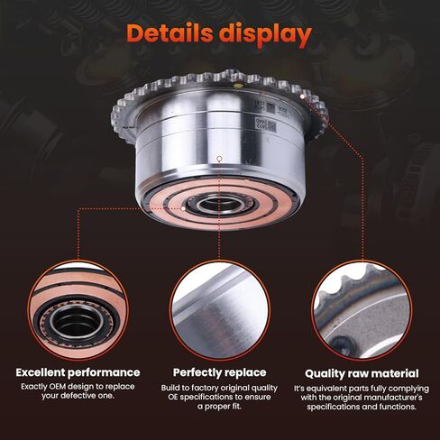 24350-2GGB0 CVVT Assembly Intake for Sonata 2016-2019, Tucson 2019-2021, G70 2019-2022, Sorento 2016-2019, Stinger 2018-2019 2.0L 2.4L, Camshaft Adjuster, 243502GGB0 in Kuwait