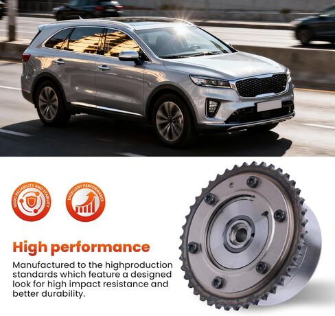 24350-2GGB0 CVVT Assembly Intake for Sonata 2016-2019, Tucson 2019-2021, G70 2019-2022, Sorento 2016-2019, Stinger 2018-2019 2.0L 2.4L, Camshaft Adjuster, 243502GGB0 in Kuwait