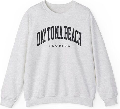 Daytona Beach Florida Adult Unisex Crewneck Sweatshirt in Saudi Arabia