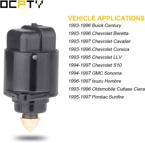 OCPTY 2H1035 17112898 New Idle Air Control Valve fit for 1993-1996 for Buick | 1993-1997 for Chevrolet | 1994-1997 for GMC | 1996-1997 for Isuzu | 1993-1996 for Oldsmobile | 1995-1997 for Pontiac in Saudi Arabia