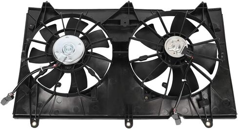 Radiator Cooling Fan Assembly Compatible with 2003 2004 2005 2006 2007 for Honda for Accord 2.4L, Black Radiator Fan Direct Fit Replacement for Engine Cooling Fan in Saudi Arabia