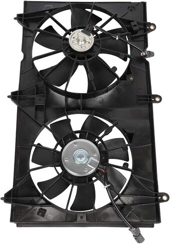 Radiator Cooling Fan Assembly Compatible with 2003 2004 2005 2006 2007 for Honda for Accord 2.4L, Black Radiator Fan Direct Fit Replacement for Engine Cooling Fan in Saudi Arabia