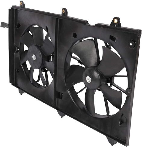 Radiator Cooling Fan Assembly Compatible with 2003 2004 2005 2006 2007 for Honda for Accord 2.4L, Black Radiator Fan Direct Fit Replacement for Engine Cooling Fan in Saudi Arabia
