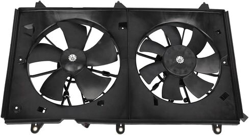 Radiator Cooling Fan Assembly Compatible with 2003 2004 2005 2006 2007 for Honda for Accord 2.4L, Black Radiator Fan Direct Fit Replacement for Engine Cooling Fan in Saudi Arabia