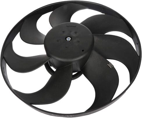 Cooling Fan Assembly Compatible with 1999-2006 for Volkswagen for Golf 1.9L 1999-2005 for Volkswagen for Jetta 2.0L, Black Radiator Fan Direct Fit Replacement for Engine Cooling Fan in Saudi Arabia