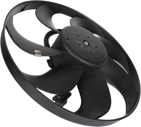 Cooling Fan Assembly Compatible with 1999-2006 for Volkswagen for Golf 1.9L 1999-2005 for Volkswagen for Jetta 2.0L, Black Radiator Fan Direct Fit Replacement for Engine Cooling Fan in Saudi Arabia