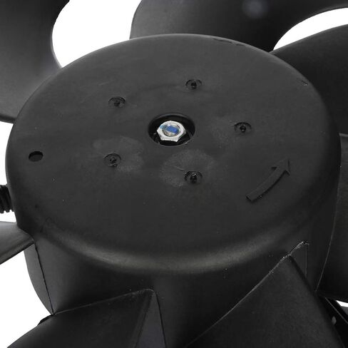 Cooling Fan Assembly Compatible with 1999-2006 for Volkswagen for Golf 1.9L 1999-2005 for Volkswagen for Jetta 2.0L, Black Radiator Fan Direct Fit Replacement for Engine Cooling Fan in Saudi Arabia