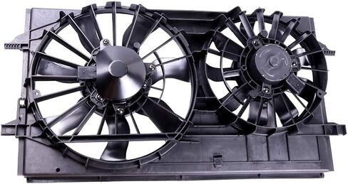 Cooling Fan Assembly Compatible with 2008-2012 for Chevrolet for Malibu 2.4L 2008-2009 for Saturn for Aura 2.4L, Black Radiator Fan Direct Fit Replacement for Engine Cooling Fan in Saudi Arabia